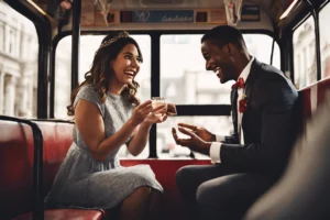 Mariage dans un bus
