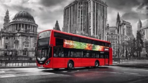 bus rouge