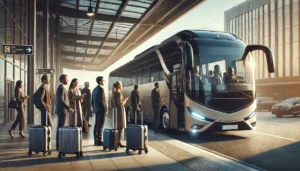 Bus pour transfert aeroport