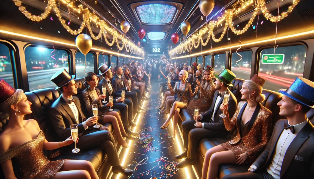 fete a bord du bus